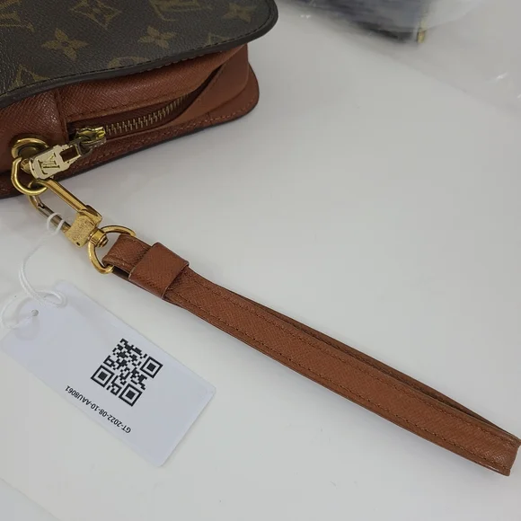 Louis Vuitton Orsay Clutch Lrg Large Monogram Monogramme Vintage VTG Leather - Picture 3 of 14